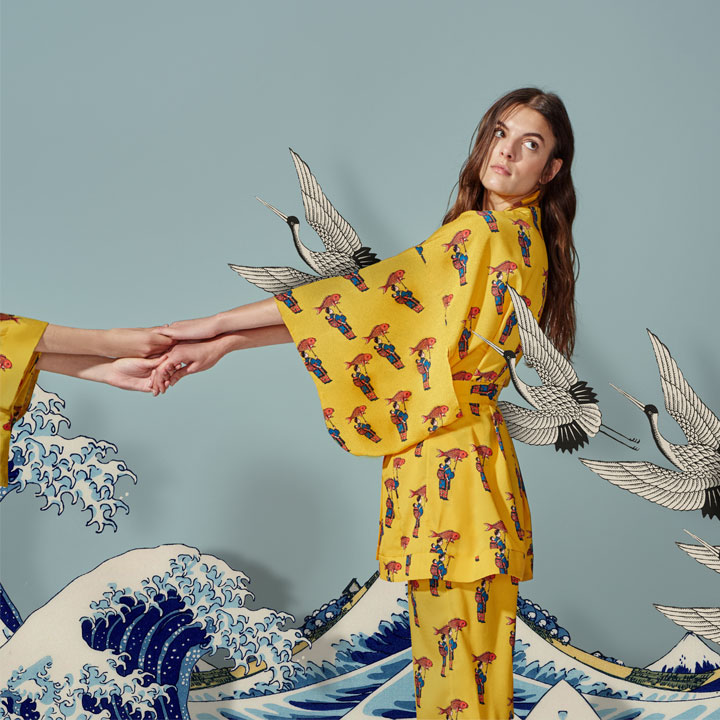 Japanese-Inspired Kimonos Designed by Sofia Sanchez de Betak